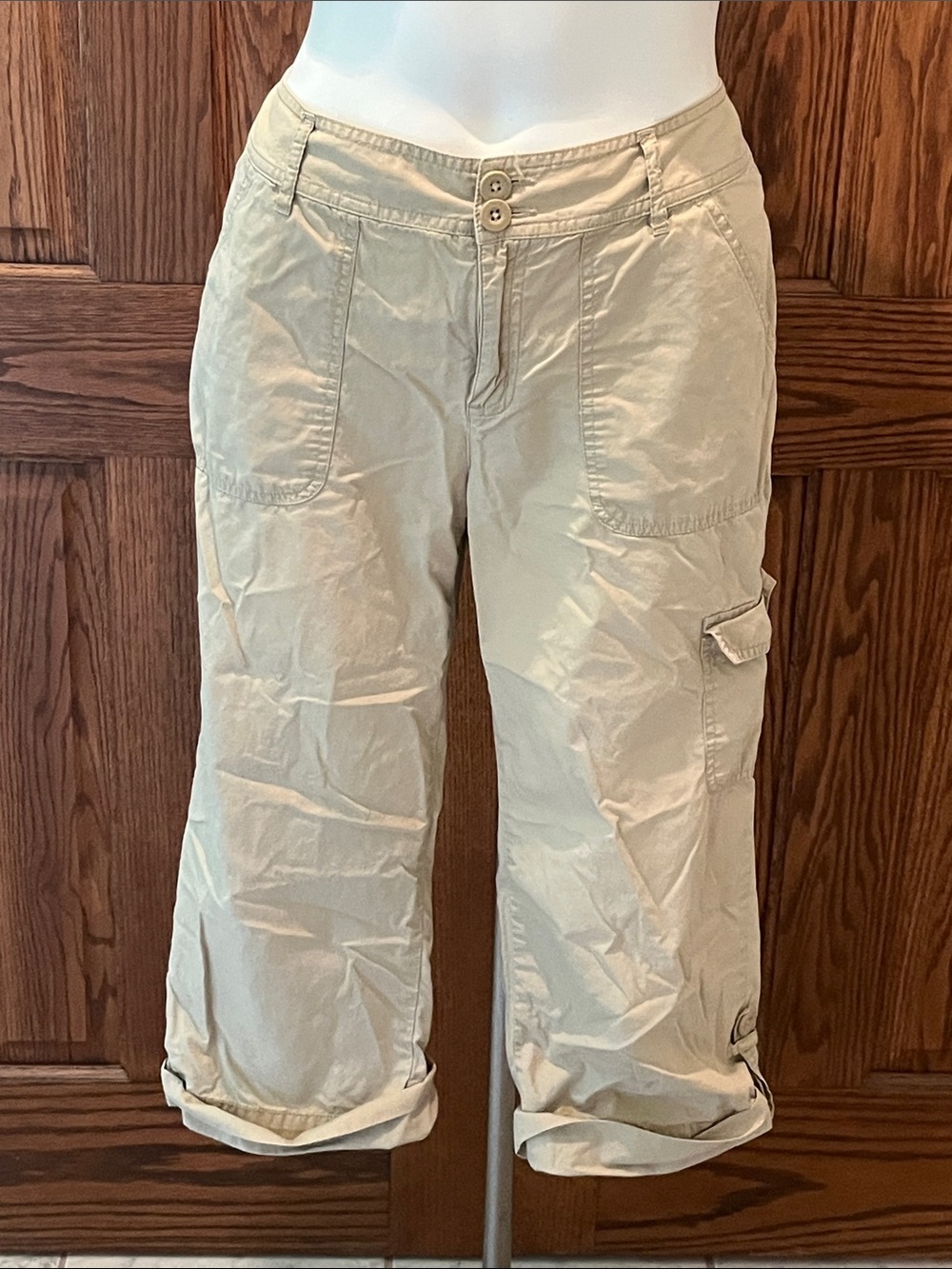 Bass all-cotton cargo capris 8